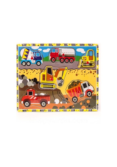 Can-Em Canem 8 Asorti Tutmalı Ahşap Puzzle