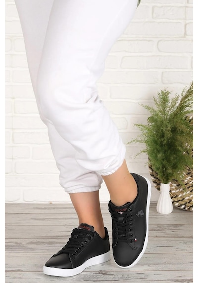 U.s. Polo Assn. Franco 3pr Anatomik Orijinal Ürün Rahat Unisex Sneaker Ayakkabı Siyah  -  Beyaz