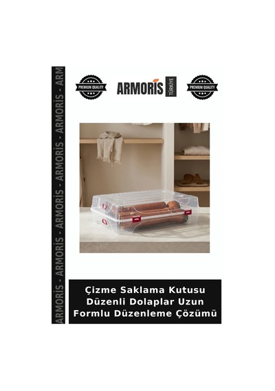 Çizme Saklama Düzenli Dolaplar Uzun Formlu Düzenleme Çözümü Çok Renkli