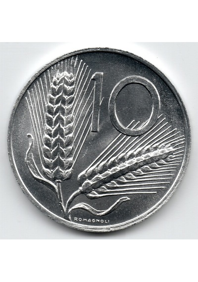 İtalya, 10 Lire 1989, Çil Eski Madeni Para