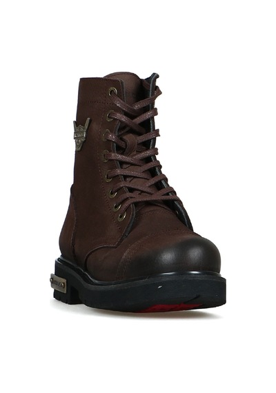Hakiki Deri Hammer Jack Kahve Dock Step Kadın Bot 102 18505-G Kahverengi
