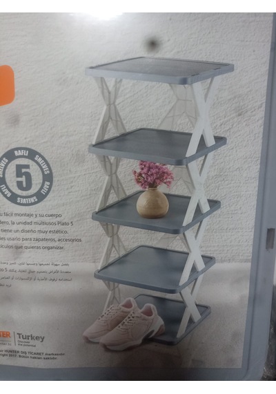 Çok Amaçlı Raf Organizer Gri