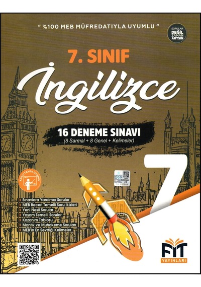 Fit 7 Sınıf İngilizce Denemeleri 16 Deneme