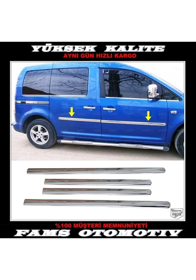 Vw Caddy Krom Yan Kapı Çıtası 4 Kapı 2004-2015 P.çelik