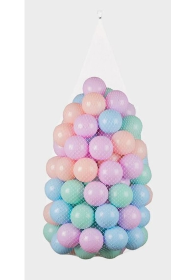 Atlas Baby&chıld Bubble 50'li 6 Cm Top Seti, Çocuklar İçin Güvenli Ve Eğlenceli Oyun Malzemesi