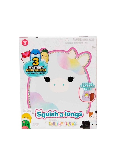 Squish-a-longs 3 Figür-yüzük Çantalı Sürpriz Paket