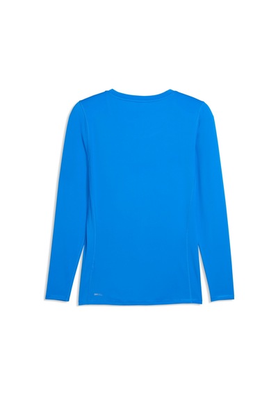 Puma Teamlıga26 Baselayer Erkek Uzun Kollu Dar Kesim Tişört 660451 02 Mavi