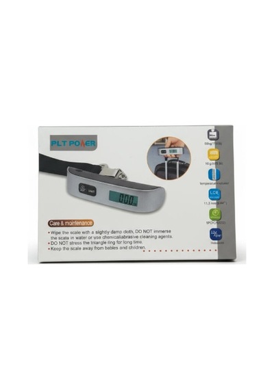 Plt Power 50 Kg Elektronik Valiz Terazisi - Dijital Lcd Ekranlı Çok Renkli