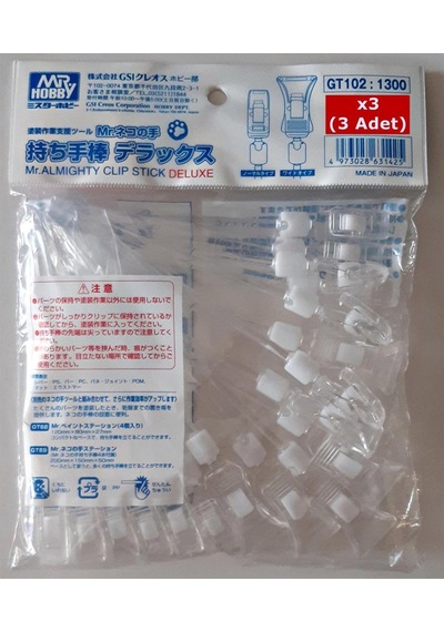 Mr.hobby Gt-102b Mr.almighty, Mafsallı, Parçaları Tutma Çubukları, 3 Adet