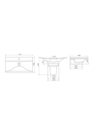 70 Cm Tezgah Üstü Banyo Ürünü, Şık Tasarım 508 Yeşil