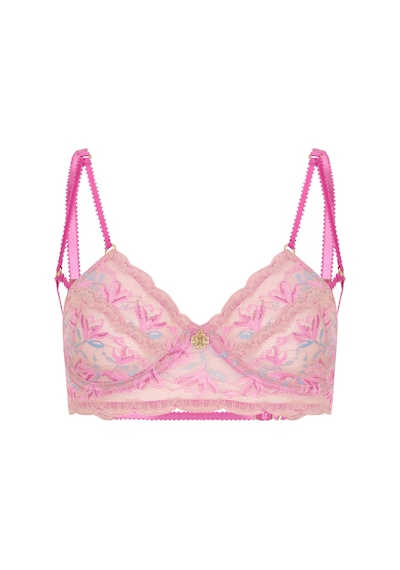 Fleur Pembe Dantelli Balconette Pembe