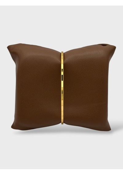 Arnes Jewelry Çelik 22 Ayar Altın Kaplama Desenli Ajda Bilezik - 1 Adet 22 Cm Ar632nes Gold