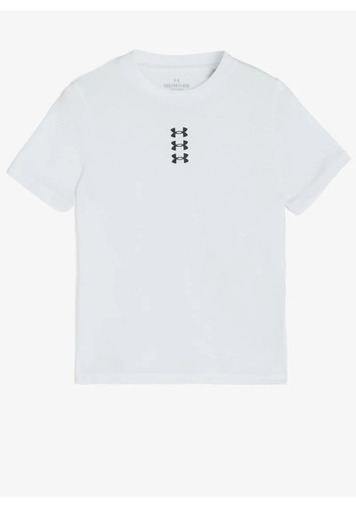 Under Armour Ua Hoops Trıple Logo Ss Erkek Çocuk Tişört 6012660 6012660 100 Çok Renkli