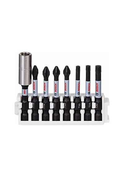 8 Parçalı Tornavida Ucu Seti Control Pz Ph Uçlar - Uzunluk 50 Mm Evrensel Tutucu Pick And Click Darbeli Matkap Aksesu
