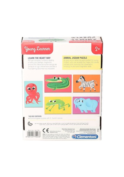 75043tr Young Learner - Sevimli Hayvanlar Yapboz +3 Yaş Çok Renkli