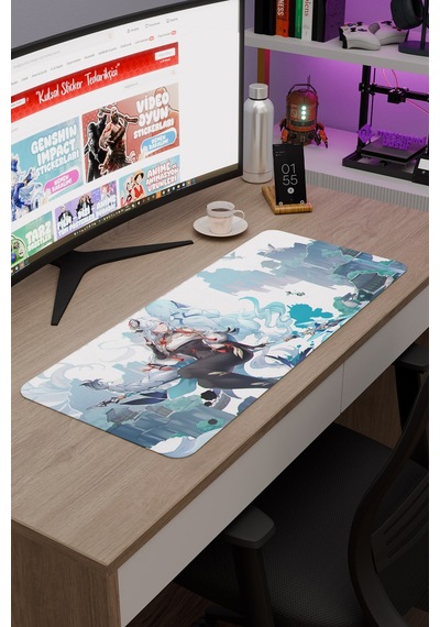 Shenhe Genshin Impact Anime Gacha V2 - 70x30 Xl Gaming Mouse Pad Fare Altlığı