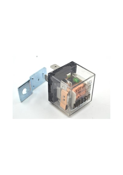 Mini Röle Şeffaf 12V 40A 4P Ledli Üstün
