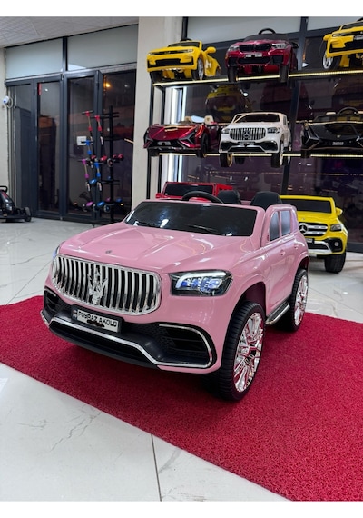 Poyraz Akülü Suv Akülü Araba 12v 0-7 Yaş Özel Plaka Pembe