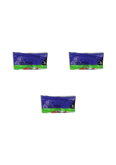 Armaplus Takviyeli Kalın Baskılı Beyaz Çanta Poşet Torba No: 3 3 x 50'li 33 x 45 CM