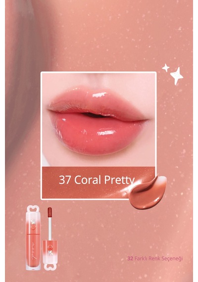 Perıpera Ink Mood Glowy Tint 37 Coral Pretty