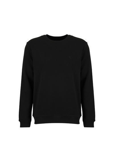 Fabrika Siyah Erkek Slim Fit Sweatshirt Joseyy N
