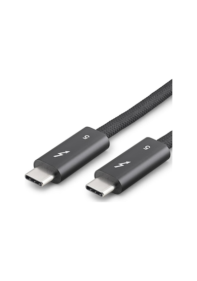 Type-c Thunderbolt 5 120 Gbps 240w 16k 60 Hz Şarj Ve Data Kablosu 1 M Siyah Hdx7891 Diğer