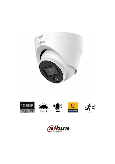 Ipc-hdw1230v-sa-0280b 2mp Poe Starlight Sesli Mikrofonlu Dome Kamera