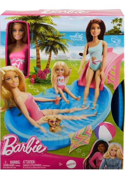 Barbie Bebek Ve Havuz Oyun Seti