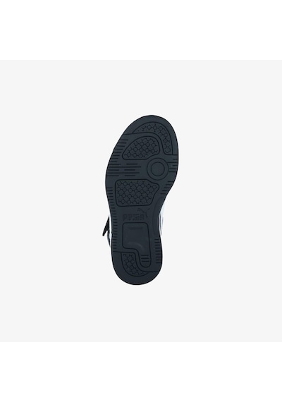 Puma Rebound Layup Çocuk Siyah/beyaz Spor Ayakkabı Düz 370488 Siyah