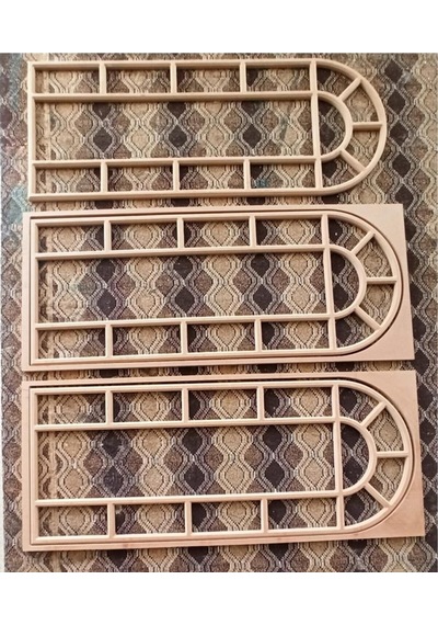 Dekoratif 75x190 Cm Duvar Çerçeve Boy Aynası 18 Mm Ham Mdf Diğer