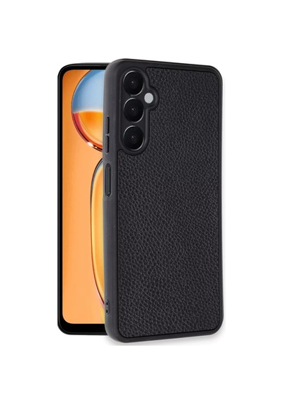 Newface Samsung Galaxy A36 Kılıf Aras Deri Kapak - Siyah