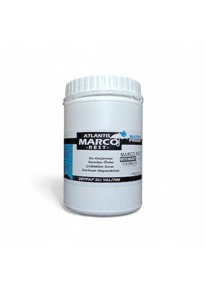 Atlantis Marco Rest Şeffaf Su Yalıtım Boyası Water Proof 1 Kilogram