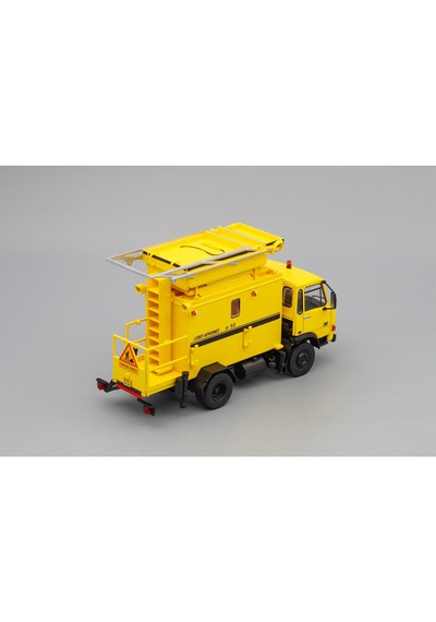 1:43 Atlas 1977 Berliet 620 Kb Truck 53 Surveillance De Lignes Aerinnes Piattaforma