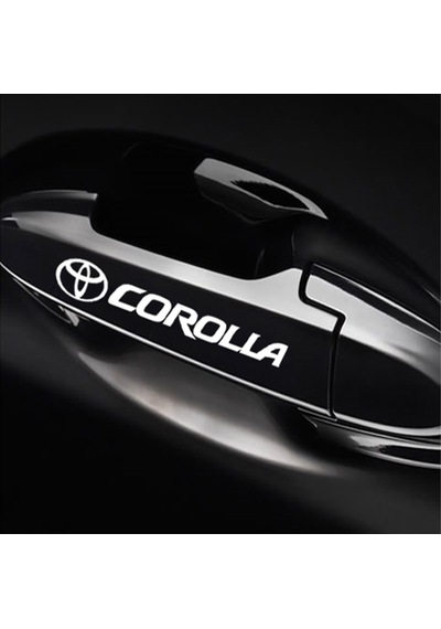 Toyota Corolla Kapı Kolu 6 Adet Sticker