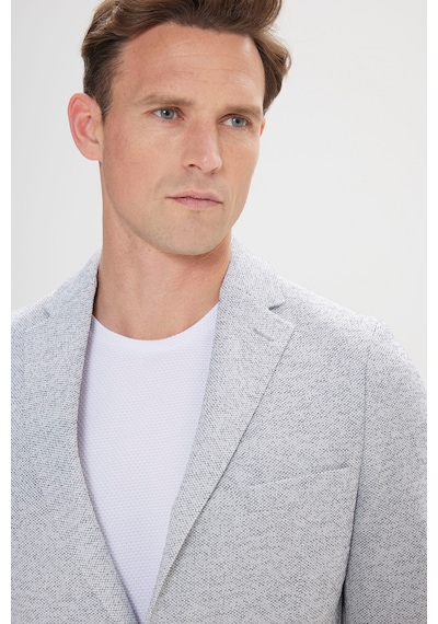 AC&Co / Altınyıldız Classics Erkek Indıgo Slim Fit Dar Kesim Mono Yaka Desenli Blazer Ceket Indıgo AC&Co / Altınyıldız Classics Erkek Indıgo Slim Fit Dar Kesim Mono Yaka Desenli Blazer Ceket Indıgo