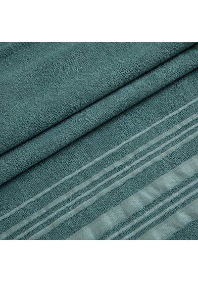 Chakra Derın Bambu Yüz Havlusu 50x90 Cm Turkuaz/koyu Turkuaz