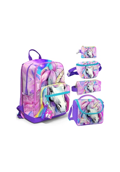Coral High Beşli İlkokul/ortaokul Çanta Seti - Unicorn - Kız Çocuk