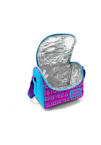 Coral High Pembe Mavi Peri Desenli Simli Thermo Beslenme Çantası 22766