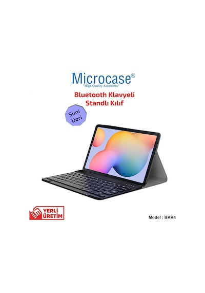Samsung Uyumlu Tab S6 Lite Sm-P610 10.4 Bluetooth Klavyeli Kılıf - Bkk4
