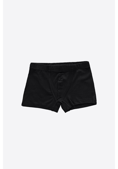 Malabadi Erkek Çocuk Siyah 8'li Paket Pamuk Elastan Boxer 8m209