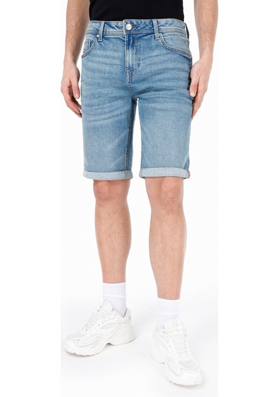Colin's Colins 044 Karl Normal Kesim Düşük Bel Düz Paça Jean Erkek Şort Cl1069523 Q1.V1 Dn09019 Mavi