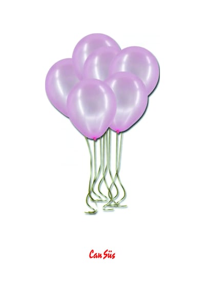 Metalik Balon 10'lu PEMBE