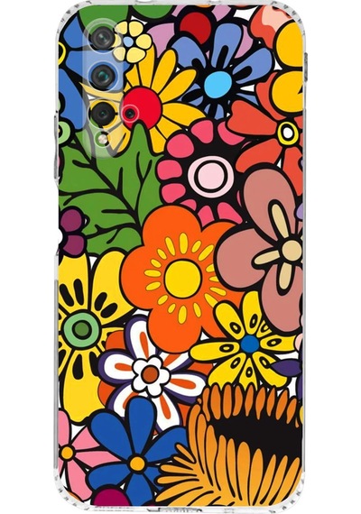 Huawei Nova 5t İle Uyumlu Retro Color 2 Kamera Korumalı Şeffaf Kılıf Şeffaf
