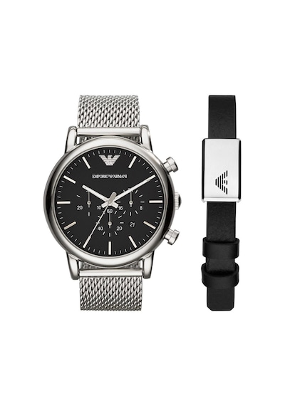 Emporio Armani AR80062SET Erkek Kol Saati ve Bileklik Seti
