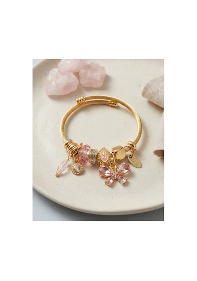 Pembe Model Charmlı Bileklik Tj-bb8744 Evimdeyokyok