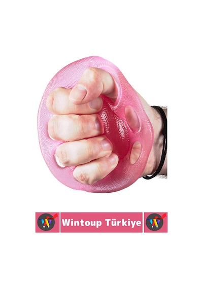 Wintoup Ameliyat Sonrası Fizyoterapi Müzisyen Sporcu El Parmak Bilek Kas Güçlendirici Silikon Egzersiz Aleti Çok Renkli