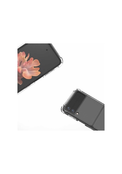 Mobilteam Galaxy Z Flip 4 Uyumlu Nitro Anti Shock Silikon-renksiz Renksiz