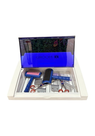 Groom-x Uv-c Ozon Etkili Pet Kuaför Makas Tarak Ve Tıraş Aleti Sterilizatör Cihazı