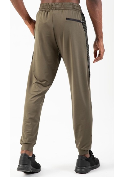 Maraton Sportswear Regular Erkek Ribana Paça Basic Açık Haki Eşofman Altı 21001 Açık Haki