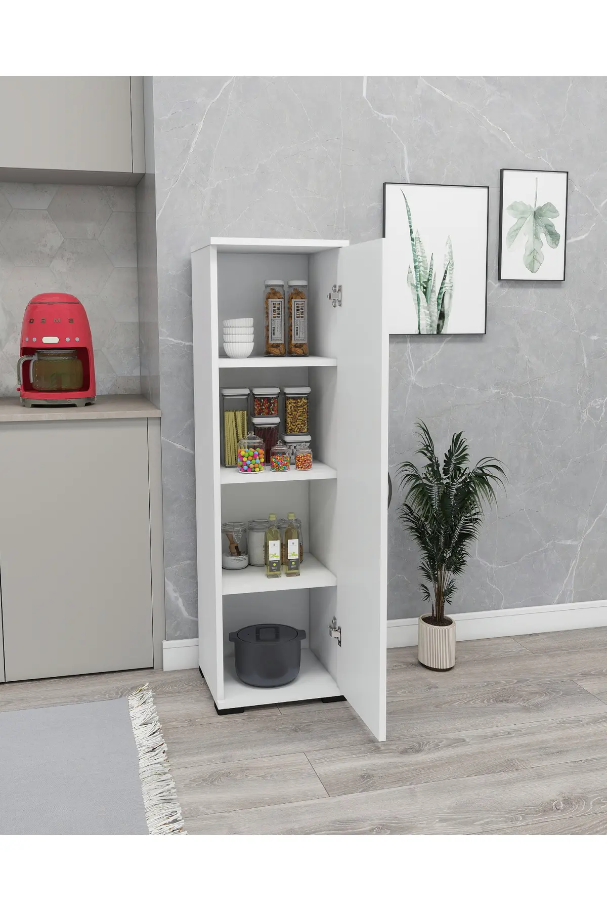 Çok Amaçlı Membran Kapaklı Dolap Mutfak Dolabı Kiler Dolabı Tek Kapaklı Çok Amaçlı Banyo Dolabı Beyaz Çok Amaçlı Membran Kapaklı Dolap Mutfak Dolabı Kiler Dolabı Tek Kapaklı Çok Amaçlı Banyo Dolabı Beyaz